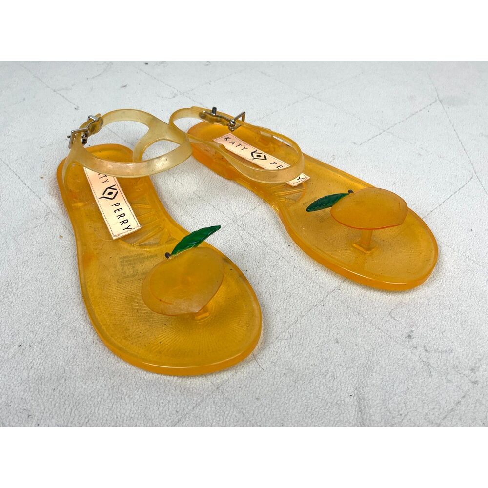 Katy Perry Collections Orange Sandals NWOB